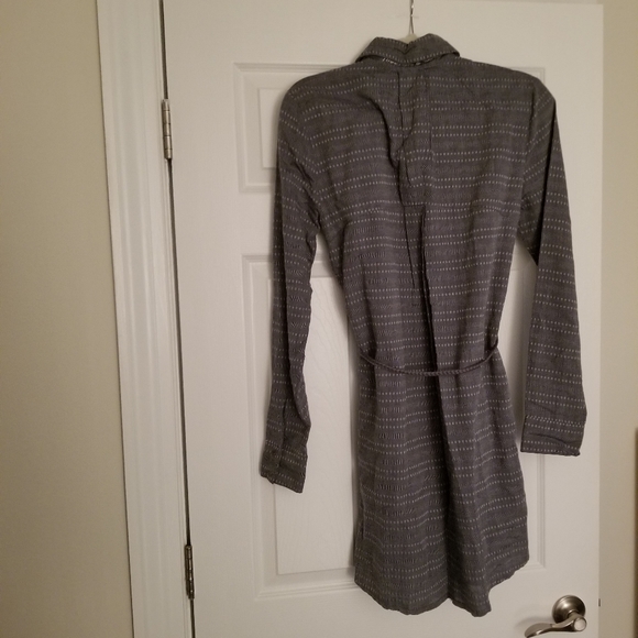NWT Shirt Dress - Roxy Grey Diamond Pattern - Picture 3 of 8